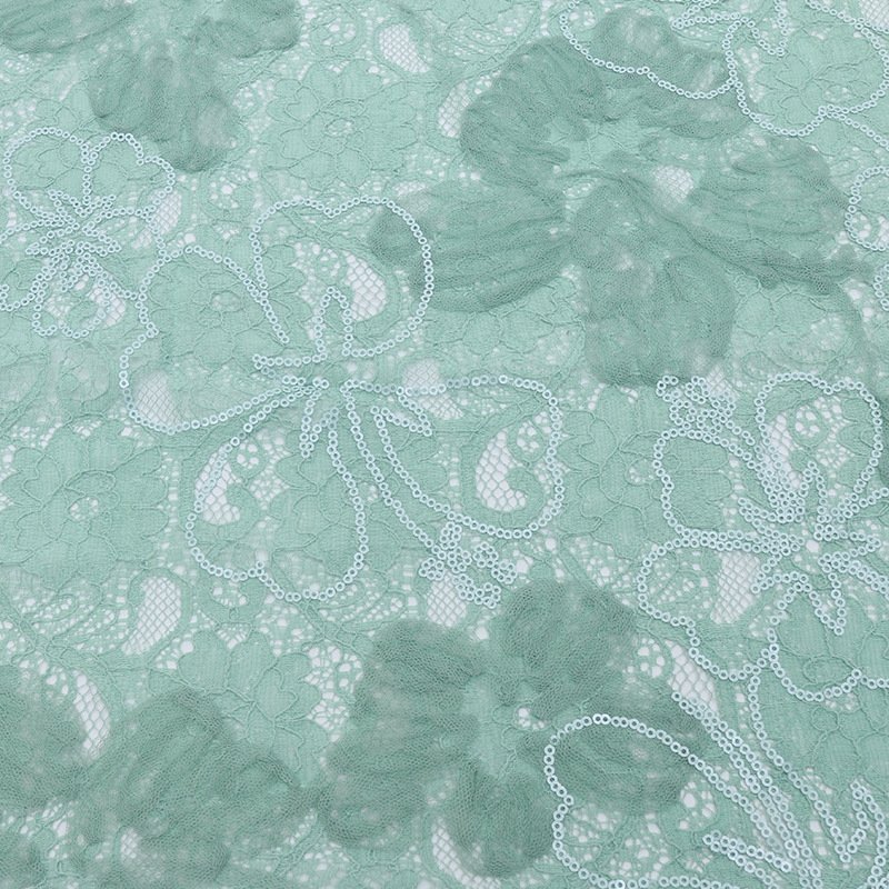 Lace Fabric Dress Stripe Polyester for Women's Wear Wholesale Supplier 14
